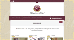 Desktop Screenshot of hotelgiardino.com.br